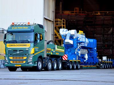 Definire l'attività di trasporto, configurare il CombiMAX per il trasporto di carichi pesanti, alti e voluminosi.