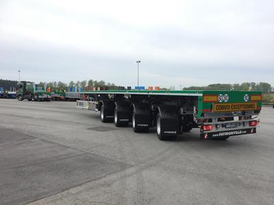 45m loading length for Faucher Tp on its new TeleMAX flatbed semi-trailer