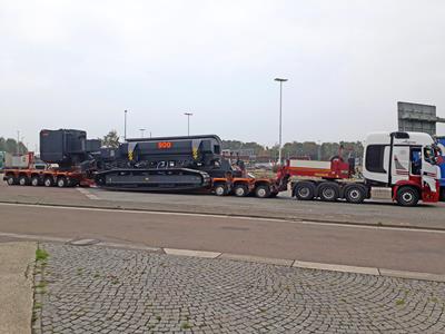 CombiMAX - low-bed trailers for the transport of heavy, long or high construction machinery 