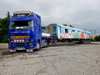 2 to 10-axle low loader, extendable up to 36 metres