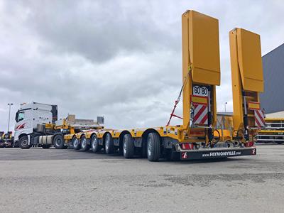 5 to 8-axle semi-trailer with low pendle-axle