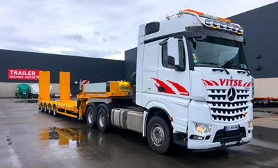The demolition company Vitse bvba (59) has just received its second Faymonville low-loader with low pendle-axles PA-X.