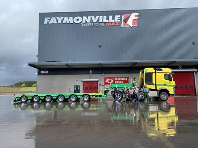 Otto nuovi veicoli Faymonville per HKV Schmitz