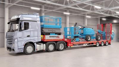 The MultiMAX Plus to transport lifting equipment