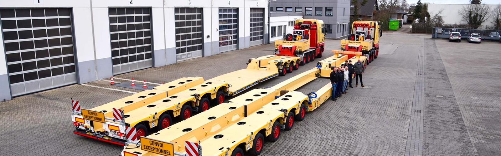 Die Firma Baumann Kranverleih GmbH & Co. KG ist das neueste Mitglied im stetig wachsenden Kundenkreis der CombiMAX-Produktfamilie von Faymonville.