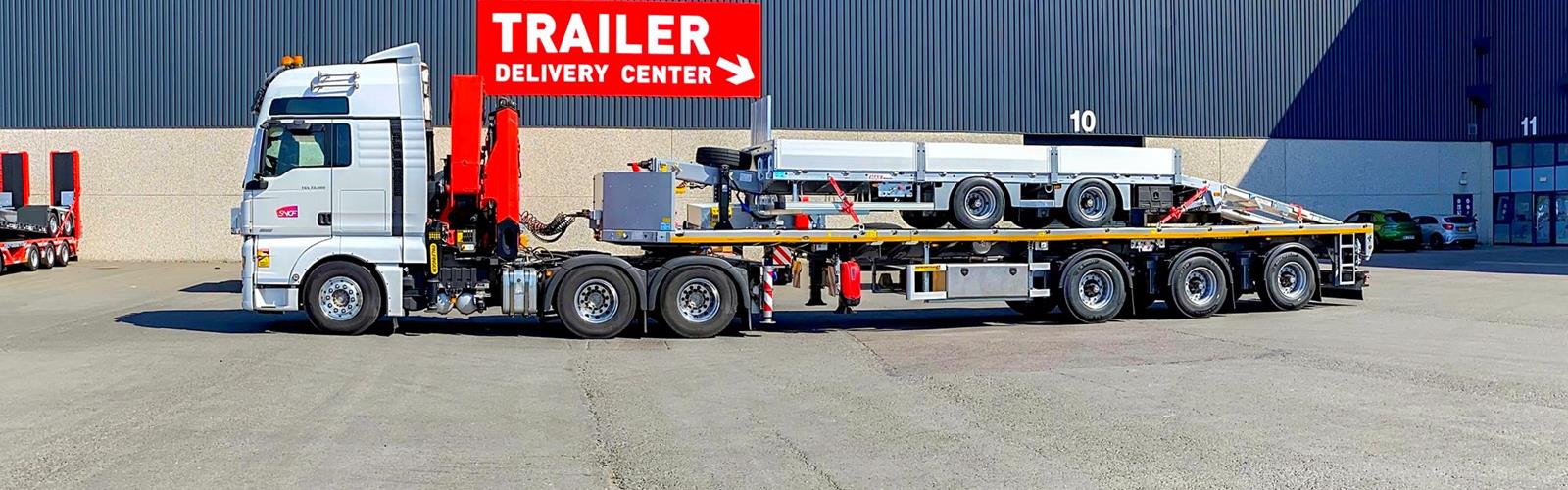 Le plateau TeleMAX 3 essieux dispose d’un plateau extensible pour obtenir une longueur maximale de 15,000 mm.