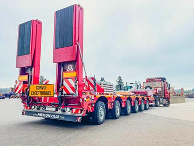 Les essieux pendulaires PA-X avec une hauteur de chargement minimale de 790 mm permettent de gagner l'espace décisif avec des charges hautes.