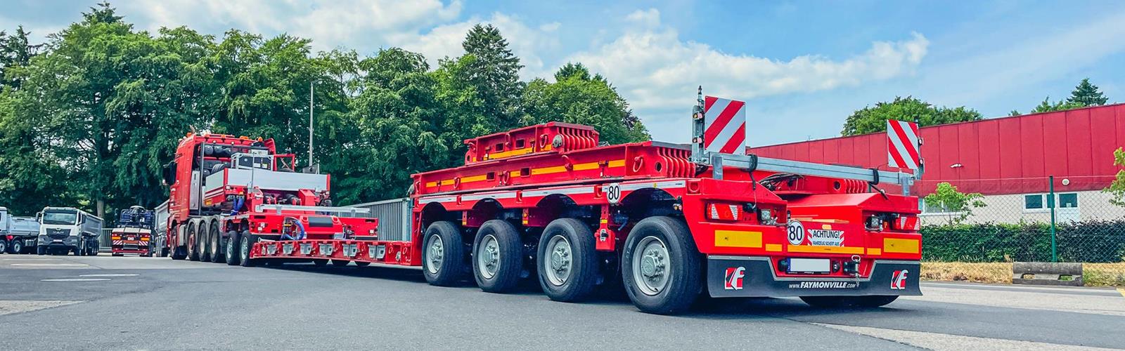Eine 2+4 VarioMAX Tieflader Kombination kommt ab sofort bei Missionen mit hoher Nutzlastanforderung zum Einsatz.