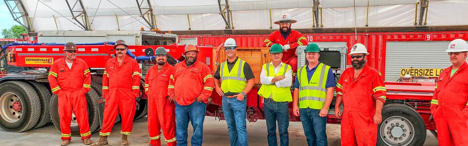 The US team of the global player Mammoet can count from now on on the capabilities of two new 9-axle HighwayMAX trailers for various heavy haul missions in North America.