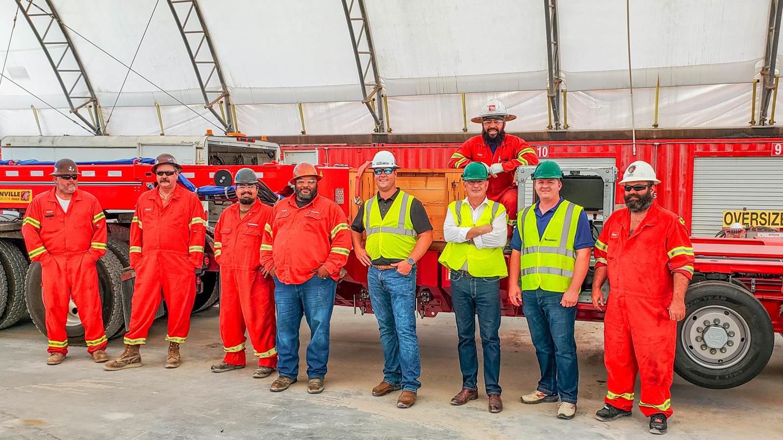 First Faymonville trailers for Mammoet Americas Holding, Inc.