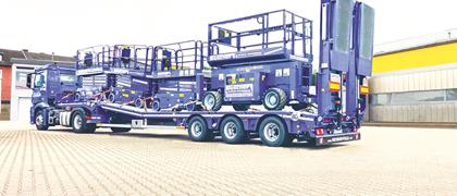 The hydraulic lifting platform