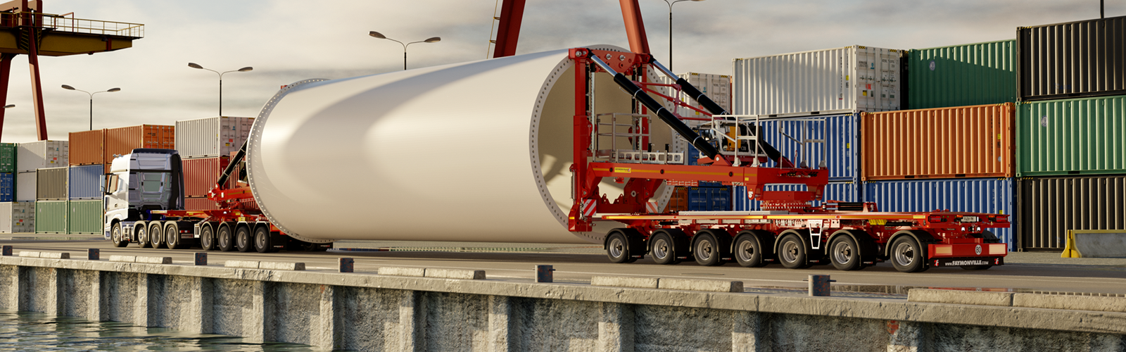 Nowość! Adapter do transportu turbin wiatrowych z systemem swobodnego obracania
