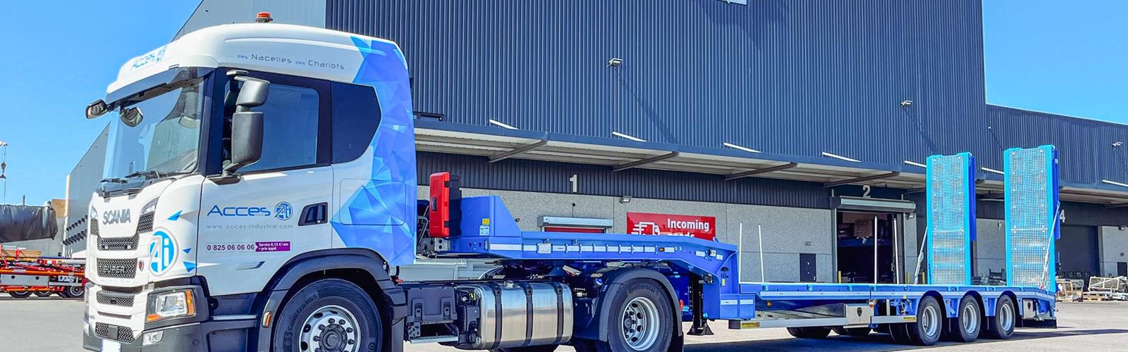 Accès Industrie mise sur 16 nouvelles semi-remorques surbaissées MultiMAX Plus