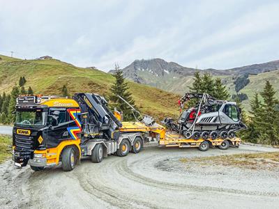 Mitten in den Alpen – und mittendrin im Spezialtransport