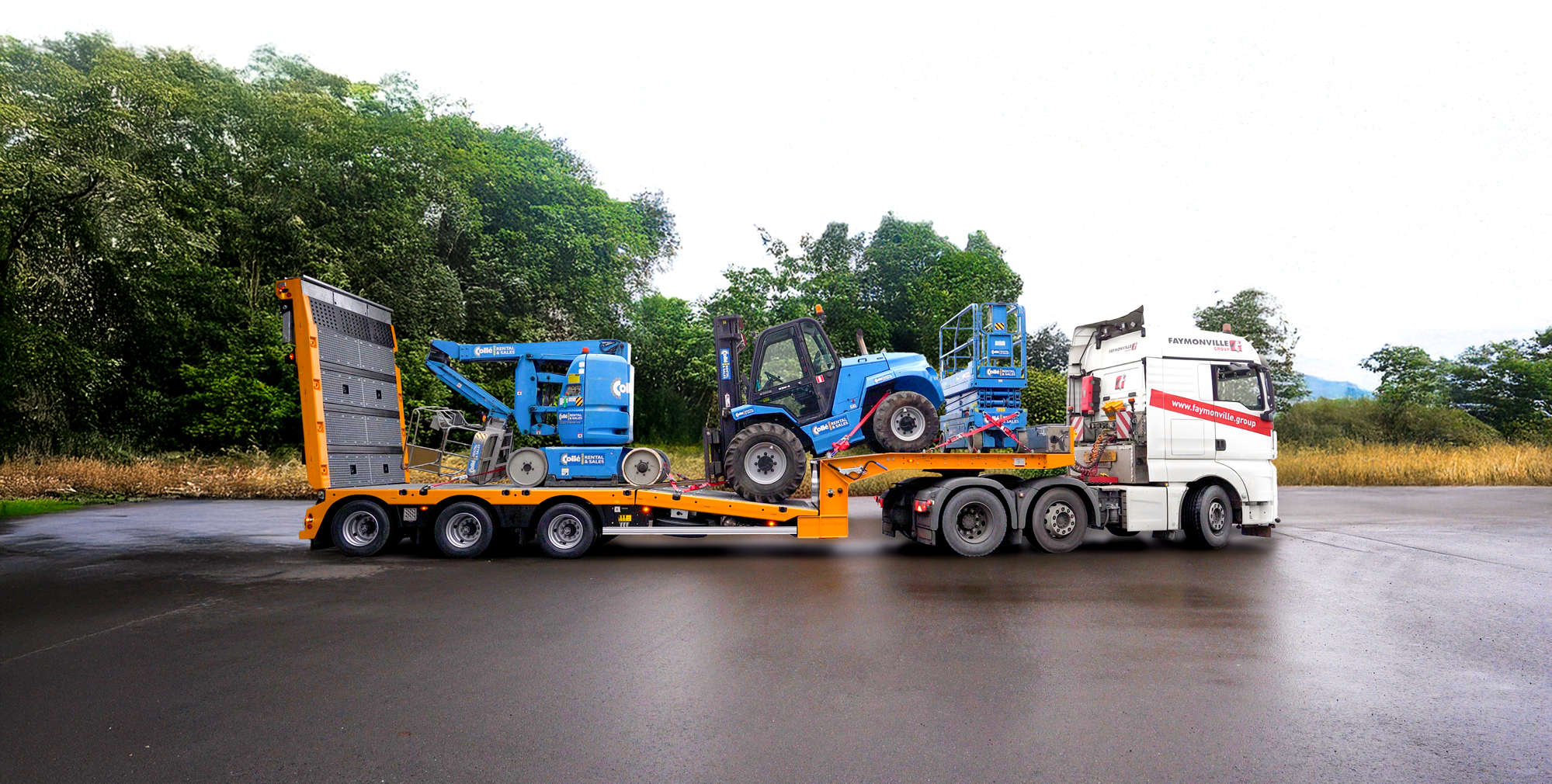 The Flip-Tail ramp for MultiMAX Plus - Faymonville Trailers