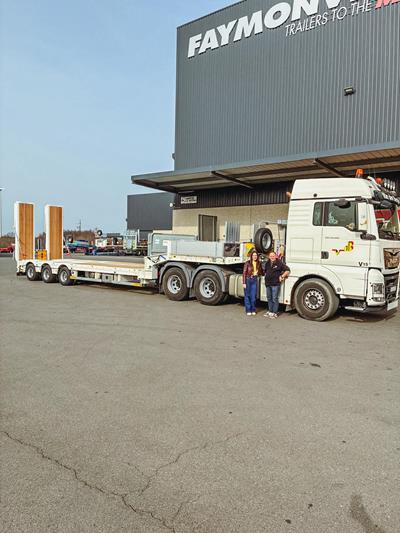 The cooperation goes back a long way – the very first Faymonville vehicle was delivered to them back in 2003.