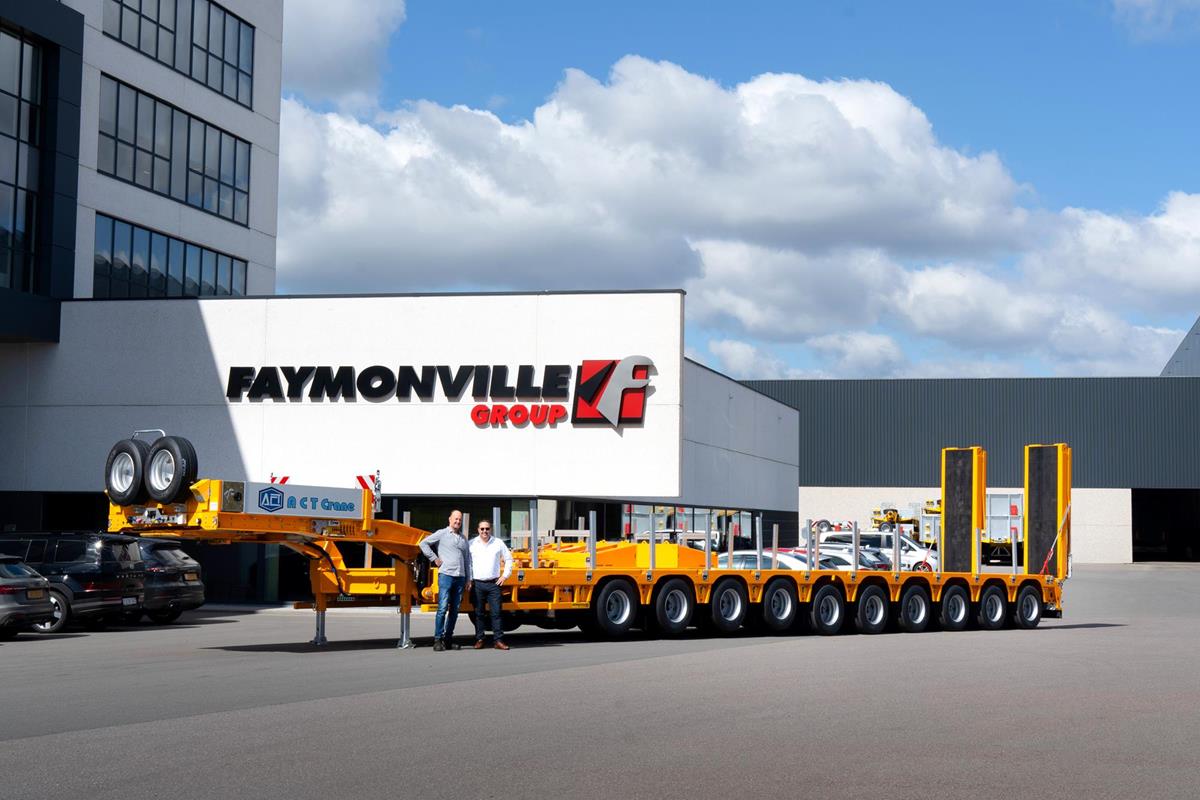 It’s a big one! - Faymonville Trailers  - Semi-trailers for special transports