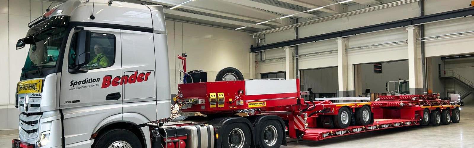 Spedition Bender setzt auf niedrige Fahrhöhe