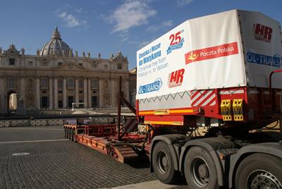 Ol-trans A.Rybka from Poland to Vatican