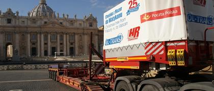 Ol-trans A.Rybka from Poland to Vatican