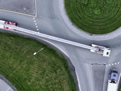Products Semi Trailers For Heavy Haulage Special Transport Flexmax Self Steering Trailer With 2 To 5 Axles