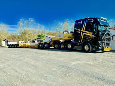 A Faymonville VarioMAX lowbed trailer 2+5 for TPS