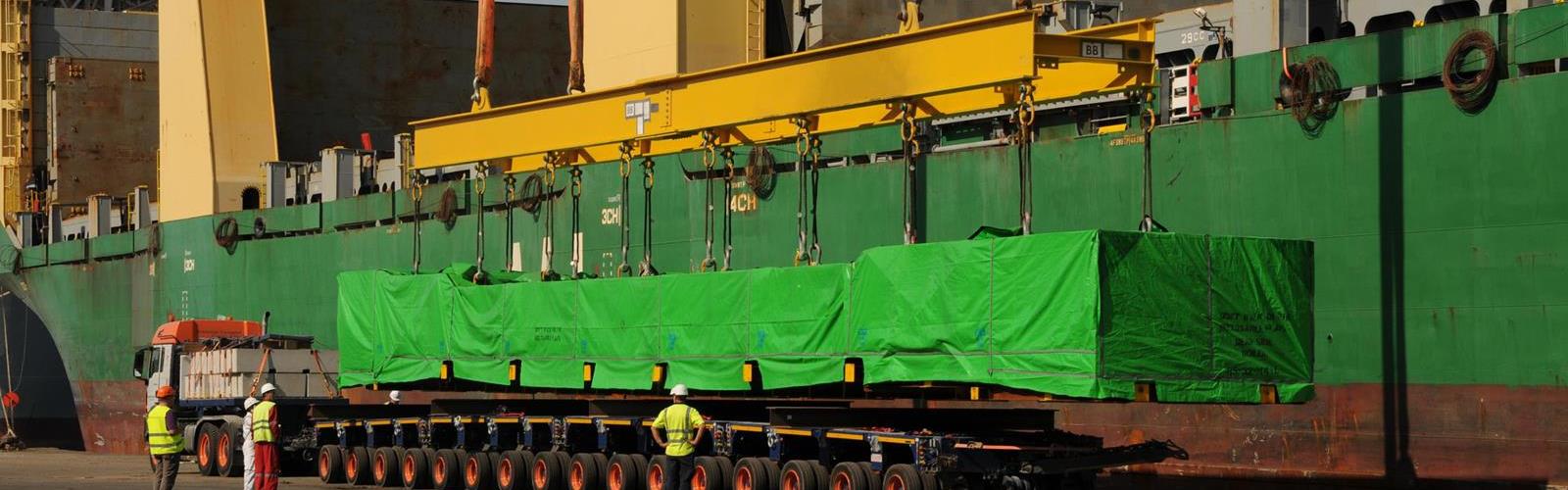 Universal Transport operating in Egypt with Faymonville modules