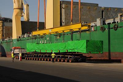 Universal Transport operating in Egypt with Faymonville modules