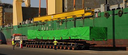 Universal Transport operating in Egypt with Faymonville modules