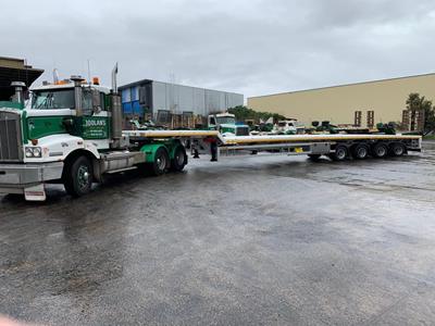 Seventh flatbed trailer for Doolan's Heavy Haulage in Australia