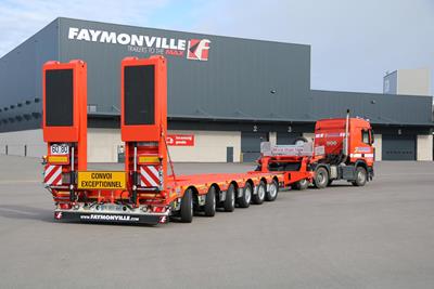 Hollinger mise sur une semi surbaissée Faymonville PA-X