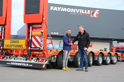 Hollinger mise sur une semi surbaissée Faymonville PA-X