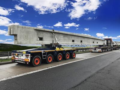 Dolly trailer technology with pendle axles for Universal Transport