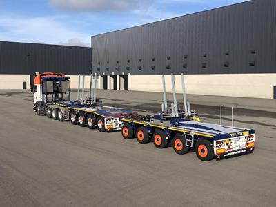 Dolly trailer technology with pendle axles for Universal Transport