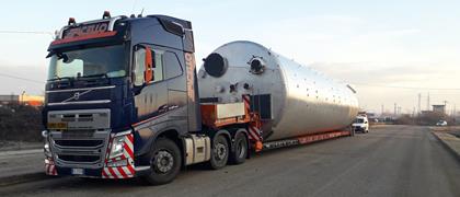 MegaMAX Tiefbettauflieger zum Transport hoher Güter