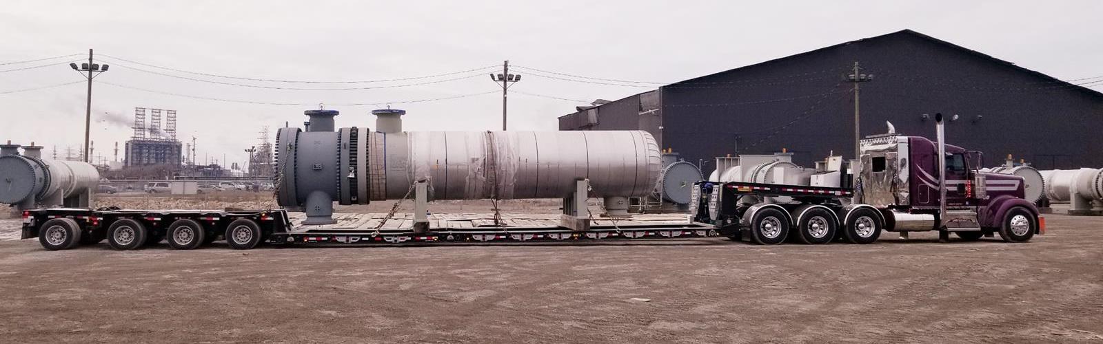The extra low double-drop trailer is the ideal solution for extremely high and bulky goods