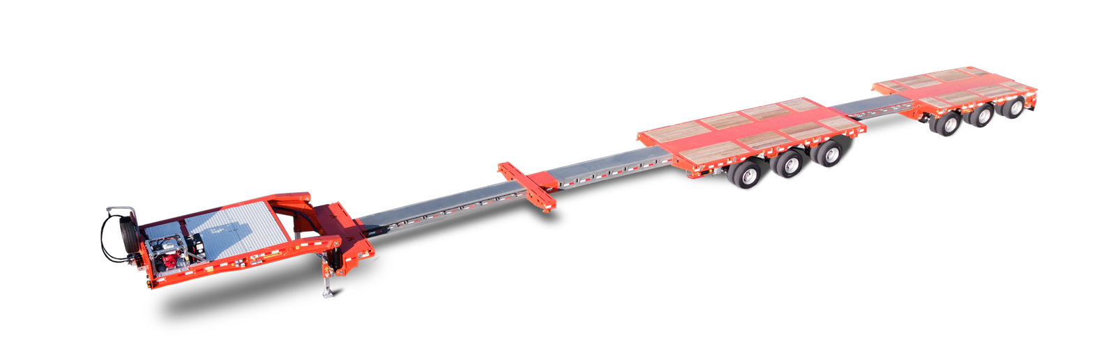 The MultiMAX 3+3 single-drop trailer is a real allrounder for the most different heavy haul projects.