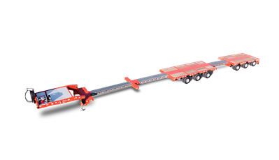 The MultiMAX 3+3 single-drop trailer is a real allrounder for the most different heavy haul projects.