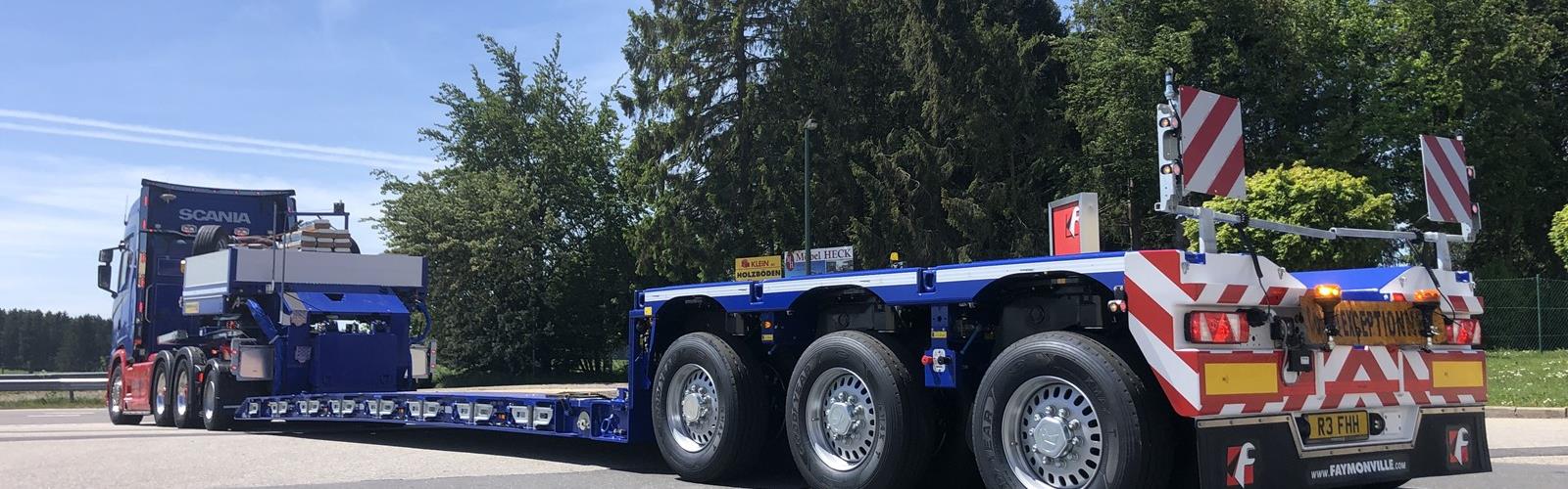 Zwei neue Tieflader für Finnie Heavy Haulage