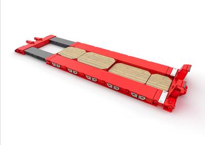 Outre les modèles extra-surbaissés avec poutres extérieurs et plancher fixe, cette version dispose d’un plancher de chargement amovible.