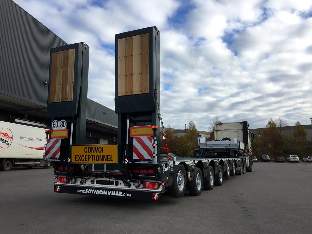 More possibilities for KTX with a PA-X low loader - Faymonville