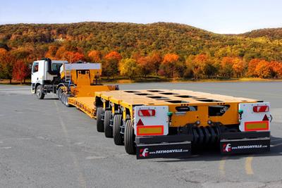 The Faymonville ModulMAX is a series of combinable transport modules with 2-6 axle lines
