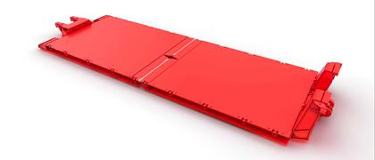Le concept de plateau extra-surbaissé se caractérise par une surface en acier continue sur toute la largeur de la plate-forme.